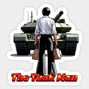 Tank Man Sticker